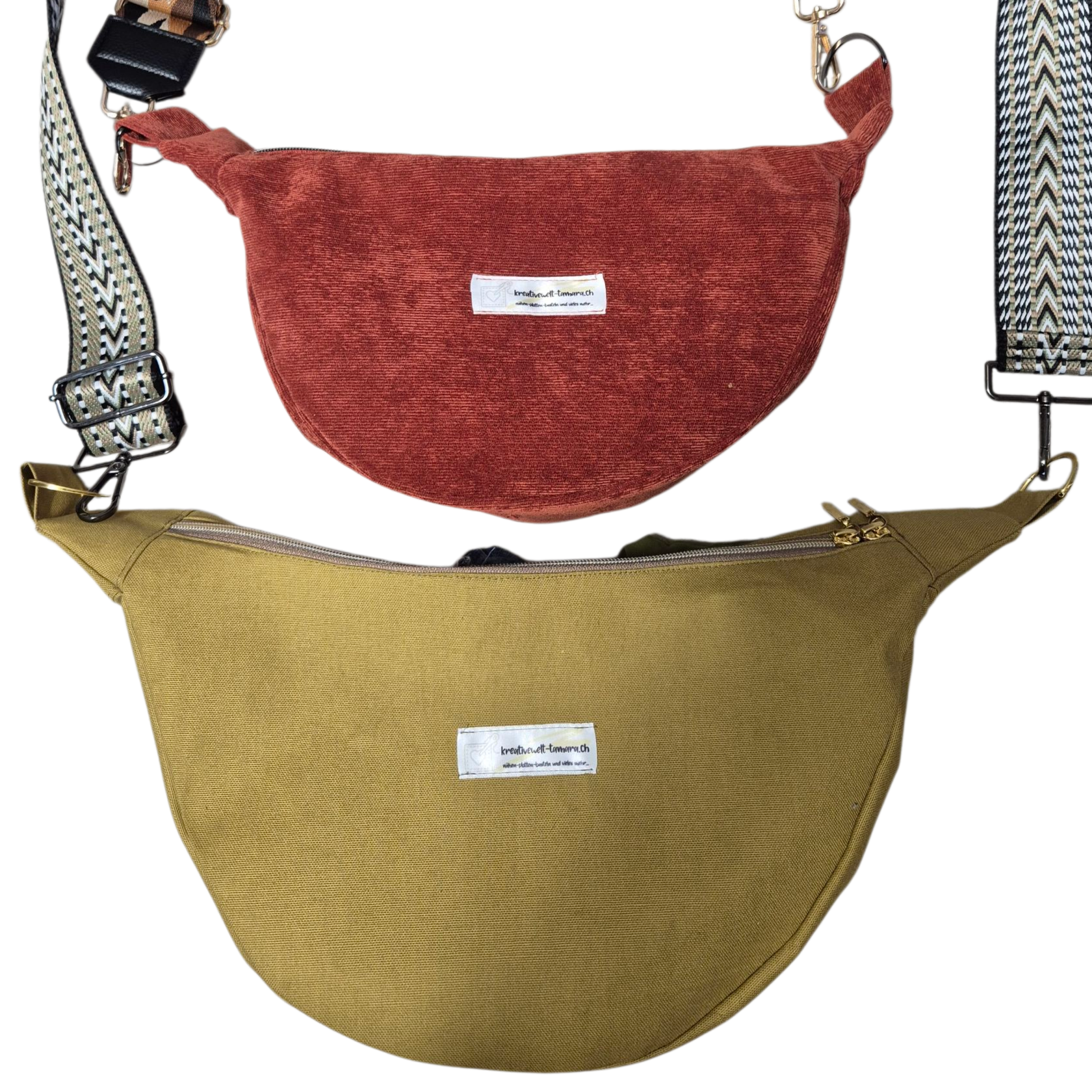 MoonBags in zwei grössen und diversen farben erhältlich.